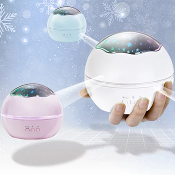 

Colorful Starry LED Night Light Lamps Projector Romantic Children Bedside Small Ball Creative Rotate Atmosphere Lamp USB