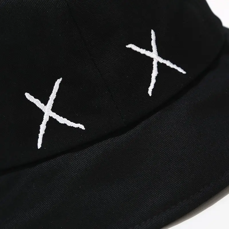 2020 Summer Korea Street Dome Bucket Hat Fisherman Hat for Men Women Black White Fashion Sun Bob Sad Boys Panama Hip Hop Cap