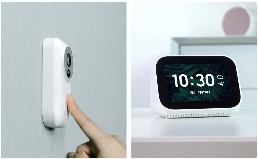 Xiaomi Mijia Dingling Smart Doorbell Video Intercom Wifi Camera Wireless 720p AI Face Detection Infrared Night Vision Doorbell