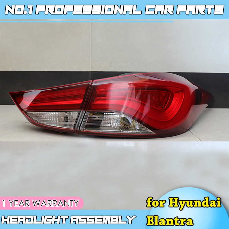 Автомобильные аксессуары для hyundai Elantra задние фонари новые Elantra MD динамический сигнал поворота Задний фонарь DRL+ тормоз+ Парк+ сигнал