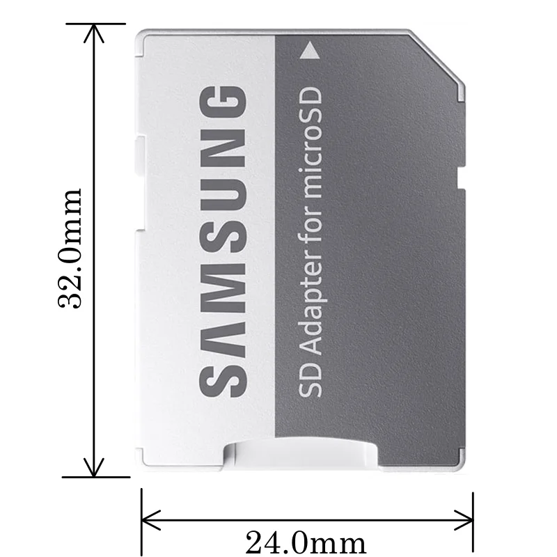 Оригинальный Samsung адаптер для карт памяти microSD/SDHC/SDXC 10 шт./лот чтения SD с чехлом