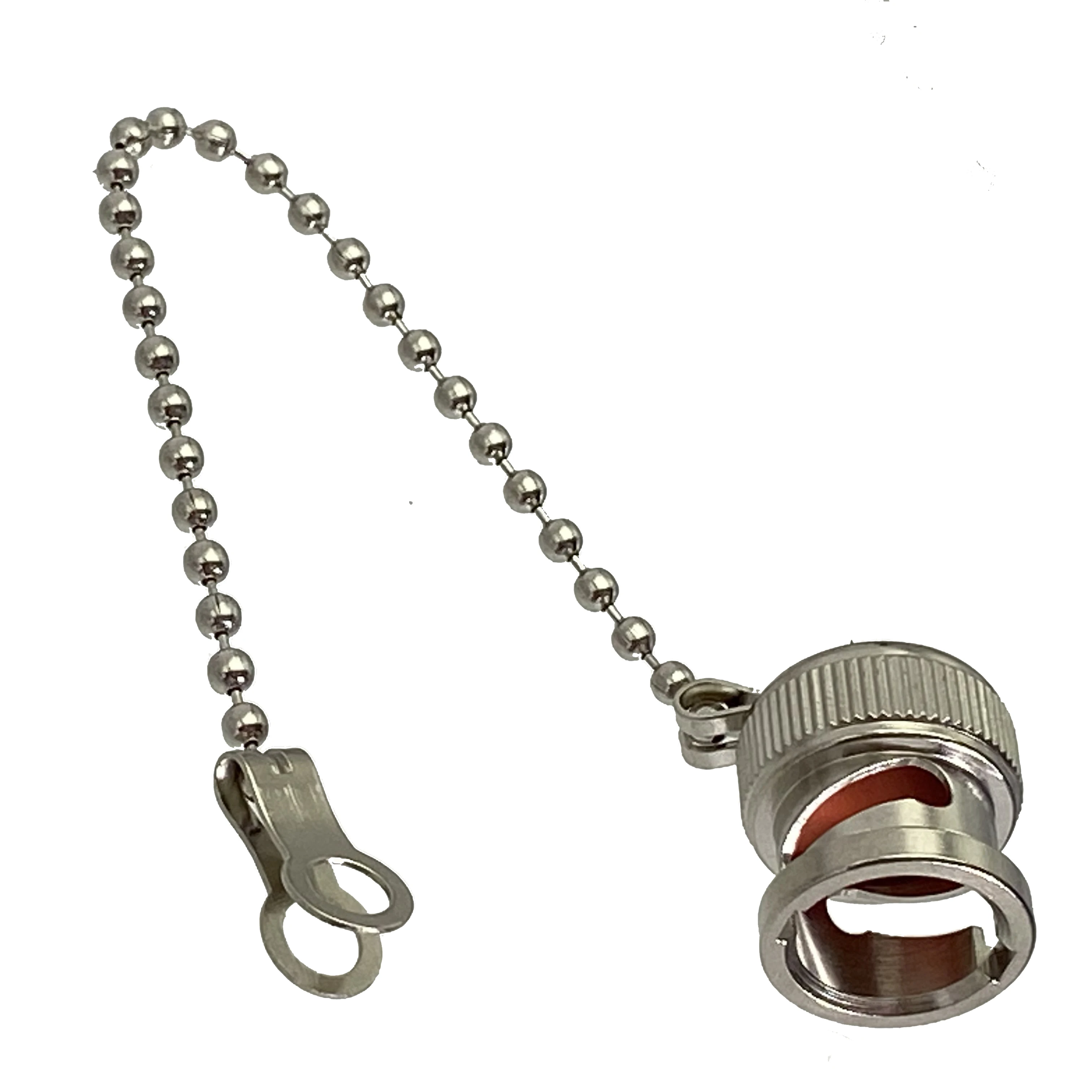 1Pcs RF connector Dust cap with chain for BNC female Zinc Alloy Wire Terminals