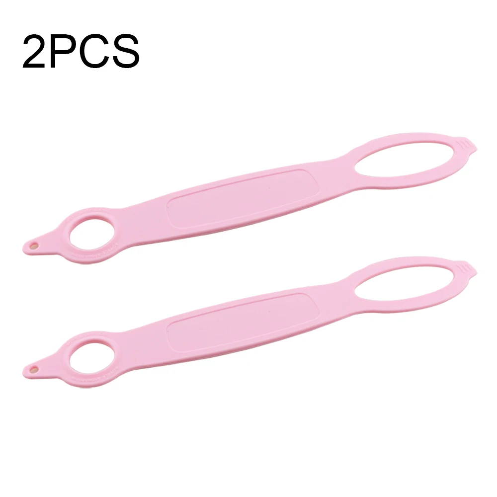 2 Pcs-Pink Силиконовый ремешок для бутылки с водой, мягкие Аксессуары для бега, походов, путешествий на открытом воздухе, растягивающийся ремешок-переноска для бутылки, переносная ручка - Цвет: 2 Pcs-Pink