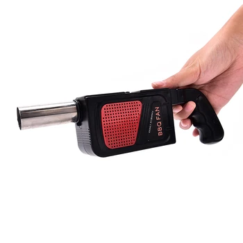 

Portable Handheld Electric Air Blowers Fan Camping BBQ Bellows Picnic Cooking Tool Outdoor