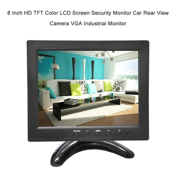 

8 Inch HD TFT Color LCD Screen Security Monitor Car Rear View Camera VGA Industrial Monitor Reverse Monitor System