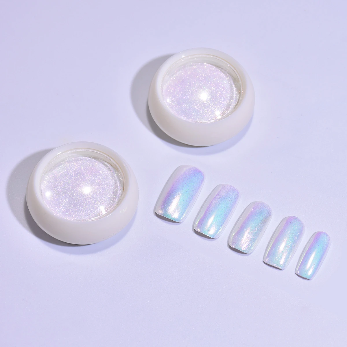 Billig Beautybigbang 0,3g Blink Nagel Glitter Pulver Shimmer Mermaid Perle Shell Schimmer Ziemlich Laser Nail art Dekorationen Pulver