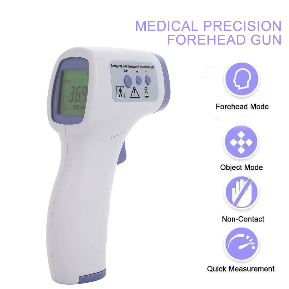 

2020 Forehead Thermometer Non Contact Medical Infrared Thermometer Body Temperature Fever Digital Measure Tool for Baby Adult