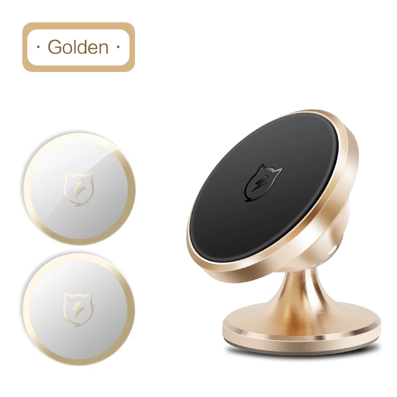 Champagne gold SmartDevil магнитный автомобильный держатель для телефона для iPhone Xiaomi Универсальный Автомобильный держатель для телефона в автомобиле держатель для мобильного телефона - Цвет: Champagne gold