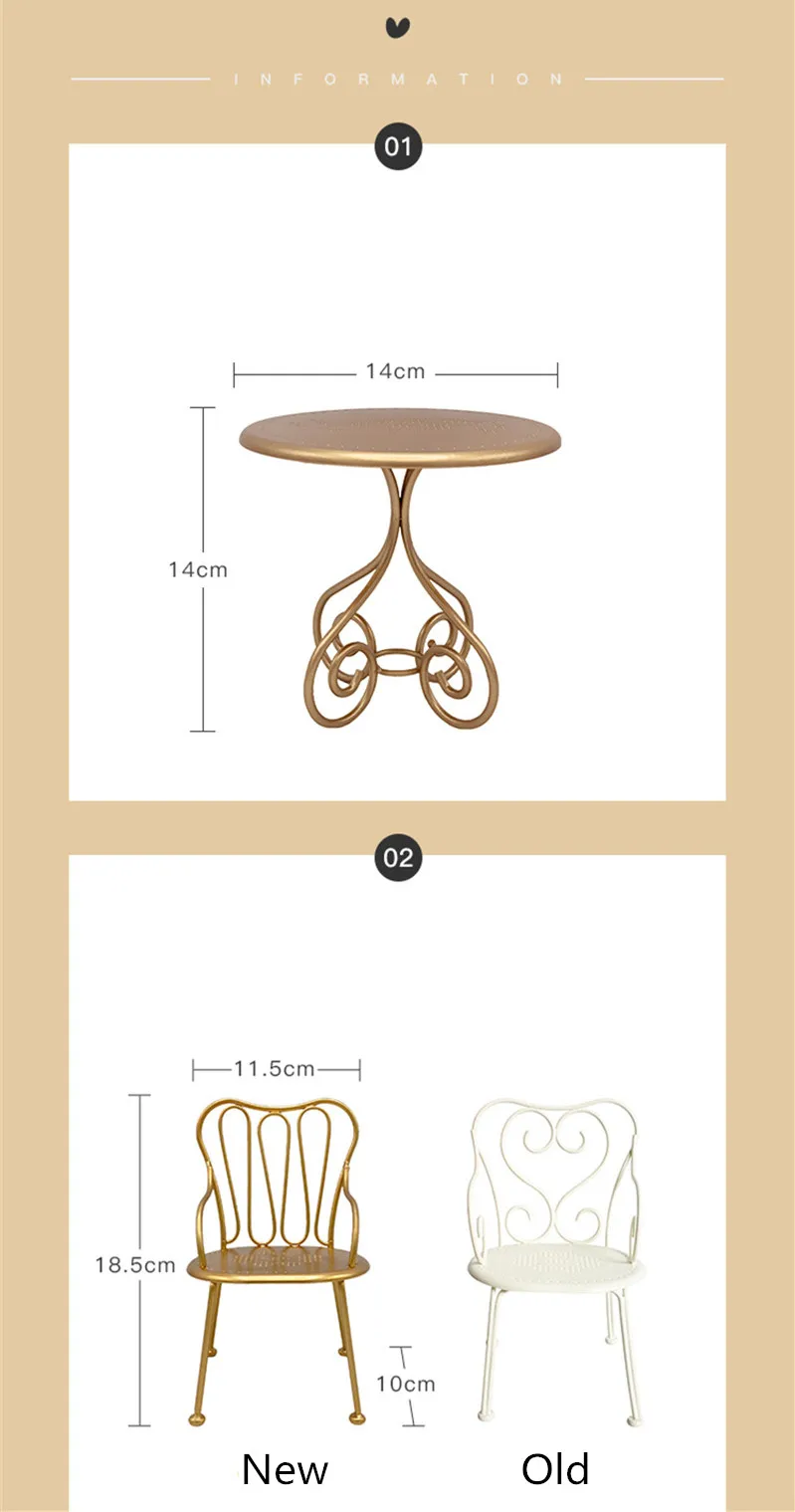 Aizulhomey LOL Blyth Doll Accessories 1/6 Iron Coffee Table Kitchen Chair Dollhouse Furniture Toys Bjd Play House Gifts for Kids Aizulhomey LOL Blyth Doll Accessories 1/6 Iron Coffee Table Kitchen Chair Dollhouse Furniture Toys Bjd Play House Gifts for Kids