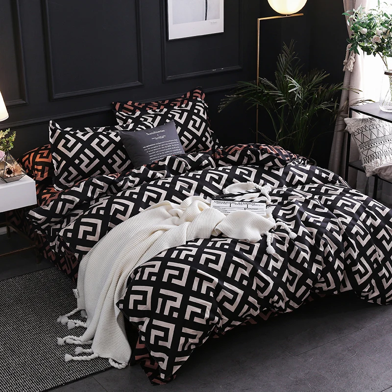 America style comforter bedding set bed cover Queen King nordic duvet cover set Bedclothes Quilt Cover Pillow case Home Textile