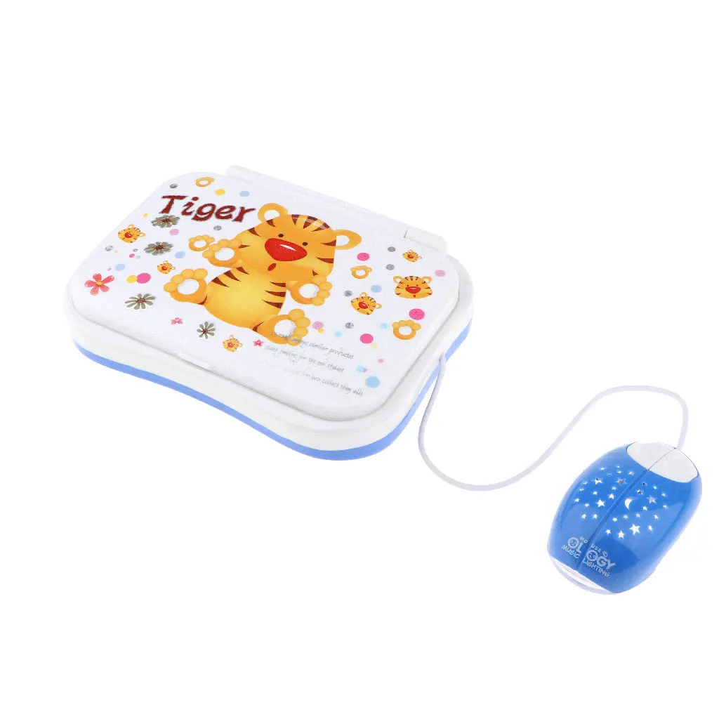 Multifunction Bilingual Learning Machine, Children Mini Laptop Computer Toy Early Educational Toys for Baby