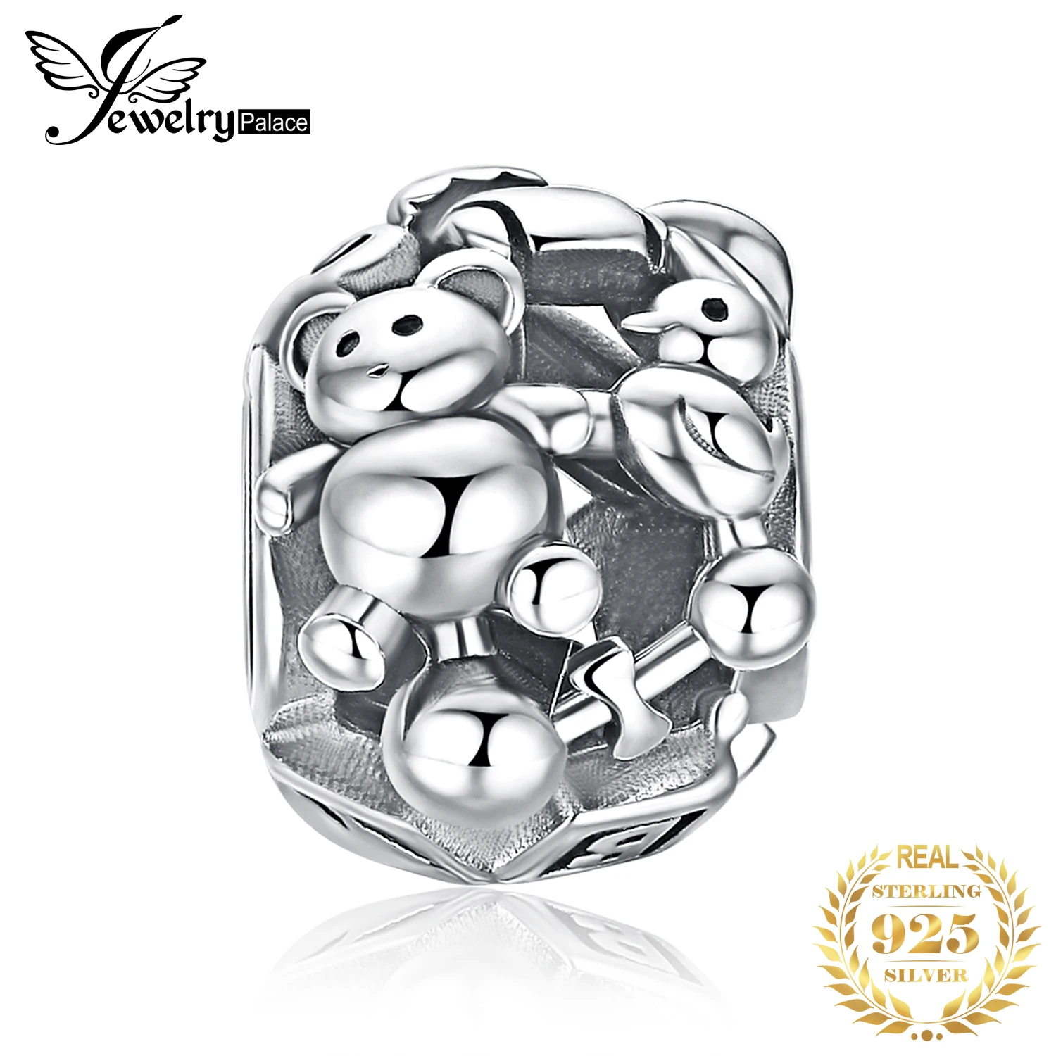 

JewelryPalace Doll Bear 925 Sterling Silver Beads Charms Silver 925 Original For Bracelet Silver 925 original For Jewelry Making