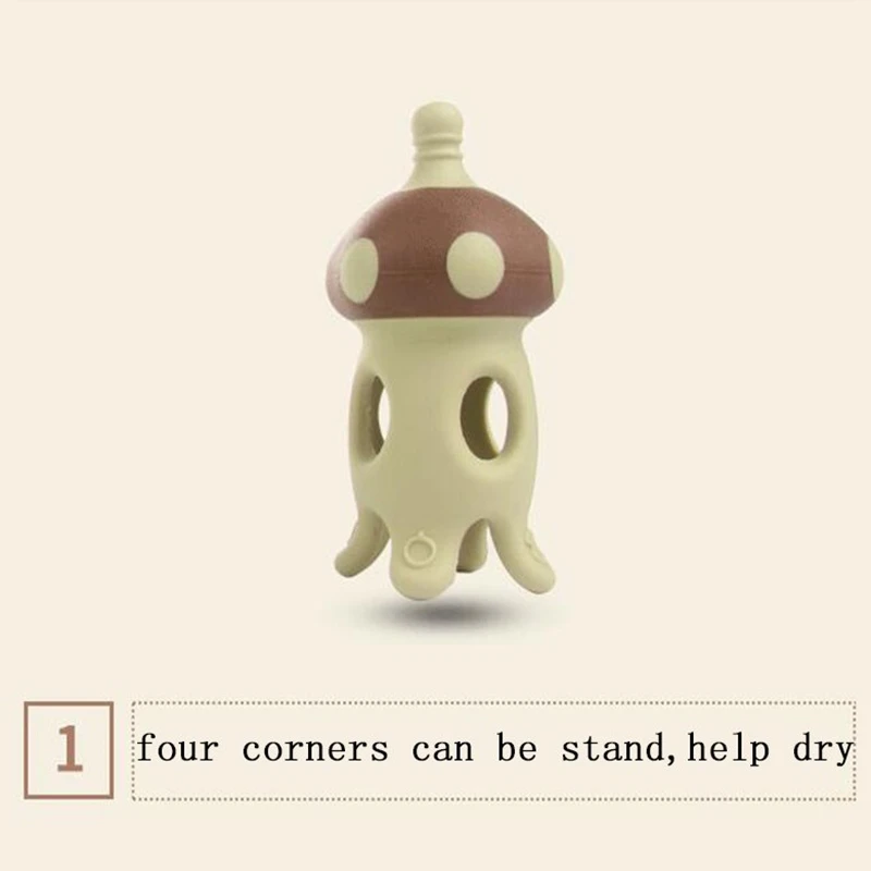 astounding  Baby Silicone Teether Toys -Chewable Silicone Gums Hollow Design Care Toys Best for Children Toddle