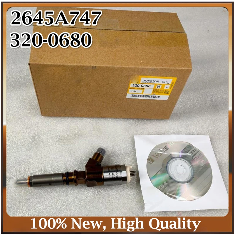 

C4.4 C6.6 Diesel Fuel Injector 2645A747 3200680 Common Rail Injector 320-0680 For Caterpillar C6.6 C4.4 Engine Nozzle