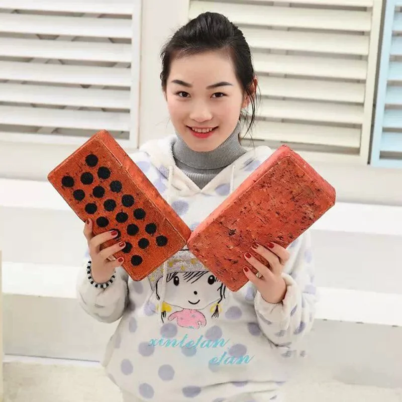 Creative Brick Pillow Funny Personality Realistic Simulation Bricks Pillows Special Gift Sponge Plush Twist Pillow Cushion 2