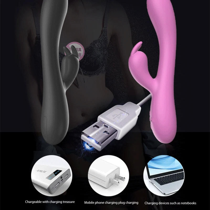Günstig USB Lade Neue Produkt Warme Honig Bean Stimulation AV Kaninchen Vibrator Weibliche G Punkt Masturbation Gerät Stieß Springen Ei