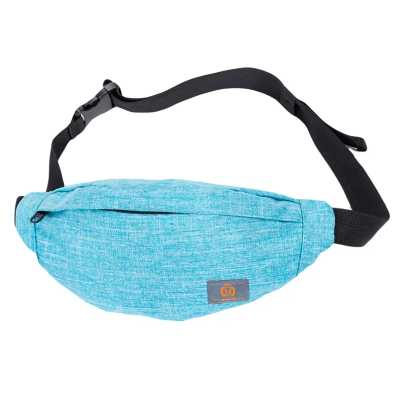Синий цвет Sports Waist Bag Riding Outdoor Running Men Multi-Function Mobile Phone Pockets Body Messenger Bag - Цвет: Синий цвет
