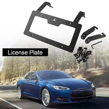 

Car Front License Plate Frame Personalized License Plate Mounting Holder for NO Drilling NO Holes NO Adhesives