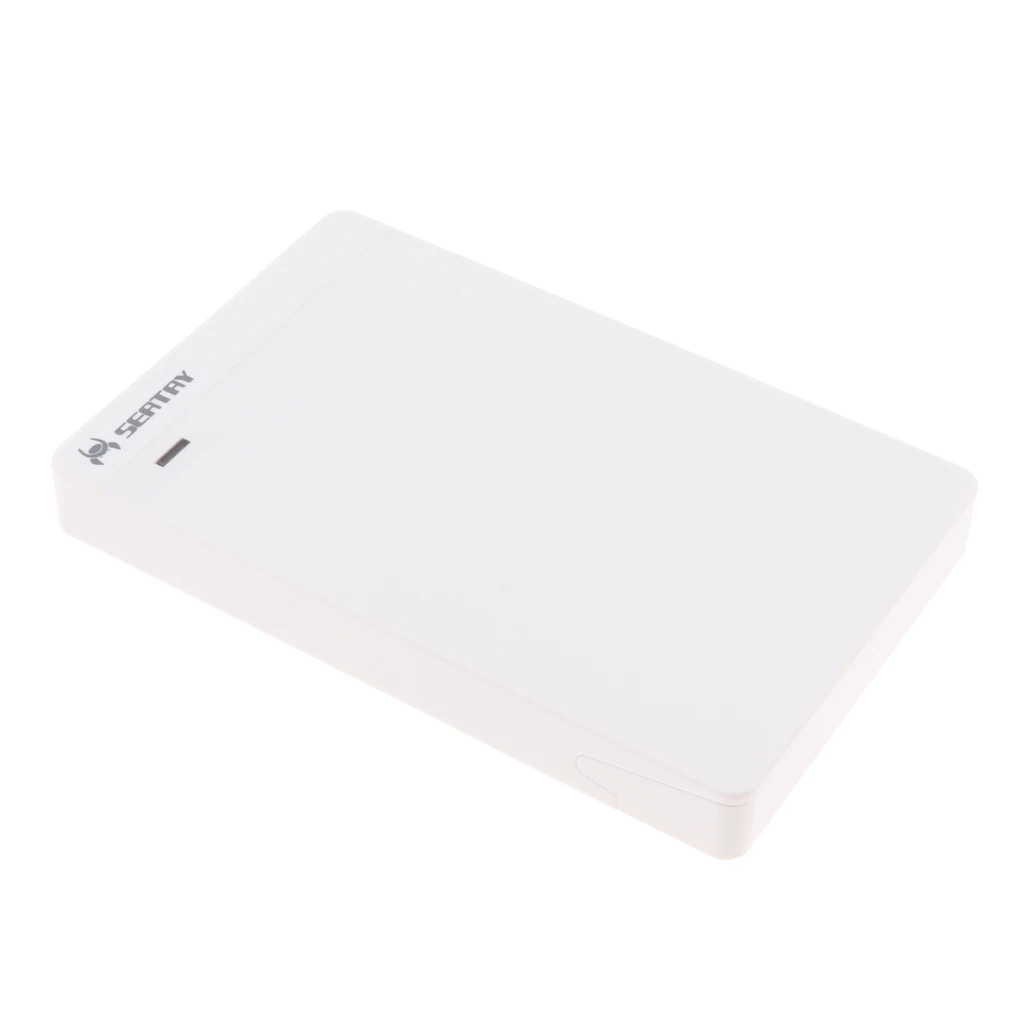 2,5 дюймов SATA к USB 3,0 внешний жесткий диск Корпус обложка Коробка для SSD, Plug and Play, белый