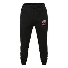 Мужские штаны, новая мода, брендовые Хлопковые Штаны для бега, мужские повседневные спортивные штаны для бодибилдинга, фитнеса, спортивные штаны, мужские спортивные штаны