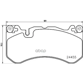 

Brake disc pads front. Audi A6 (4F2 C6) 05/04-03/11 / Audi A6 Avant (4f5 C6) 03/05-08 Brembo art. p50127