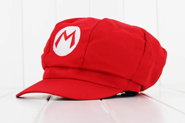 Аниме Супер шапка Марио шапка Luigi Bros плюшевый хлопок косплей костюм аксессуары набор 5 цветов