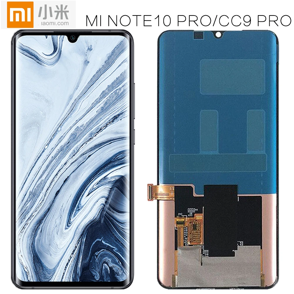 US $45.00 Original For Xiaomi MI Note 10 mi note10 LCD Display Touch Screen Digitizer Assembly ReplaceFor Xiaomi mi note10 pro cc9 pro