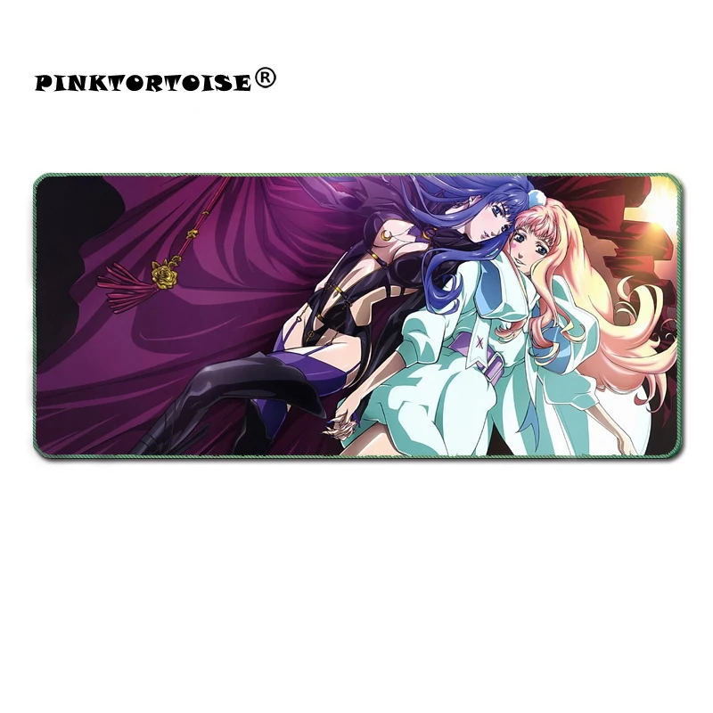 

PINKTORTOISE Mousepad anime Macross Frontier Locking Edge Large Natural Rubber Mouse Pad Desk Mousepad Keyboard Mat