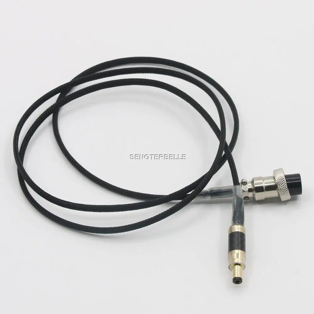 Hi-end Cobre Puro Gx16 a 5.5x2.1 Mm5.5x2.5 mm Cabo dc para Fonte de Alimentação Linear 1pc - Image 2