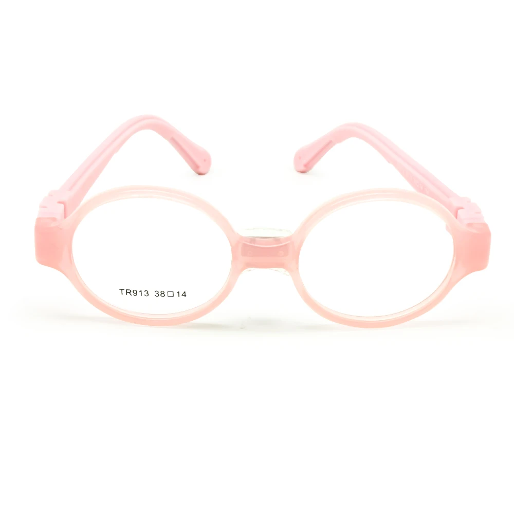 Детские оптические очки размер 38 с носоупором без винта Сгибаемая детская оправа для подростков TR90 силиконовая безопасная гибкая