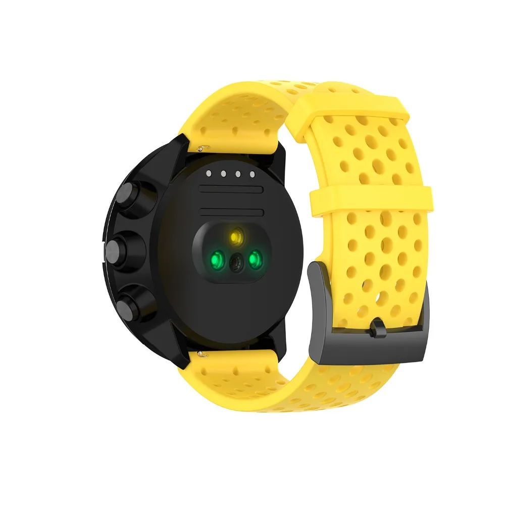 COMLYO Силиконовые Браслеты Ремешок для Suunto 9 группа замена Браслет для Suunto9 ремешок для часов браслет