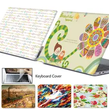 3D чехол для ноутбука MacBook Air Pro retina 11 12 13 15 Touch Bar A2159 A1706 для macbook Touch ID Air 13 A1932+ крышка клавиатуры