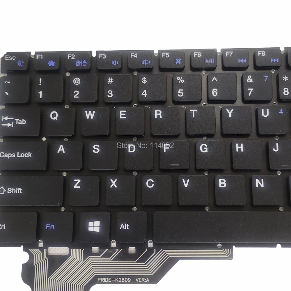 Teclado us ru para Laptop Zeuslap Pride-k2809 Scdy300207 Mb30011008 Yxt-nb93154 Mb3008011 Mb3002023 Mb30011006 Yxt-nb93-108 - Imagem 5