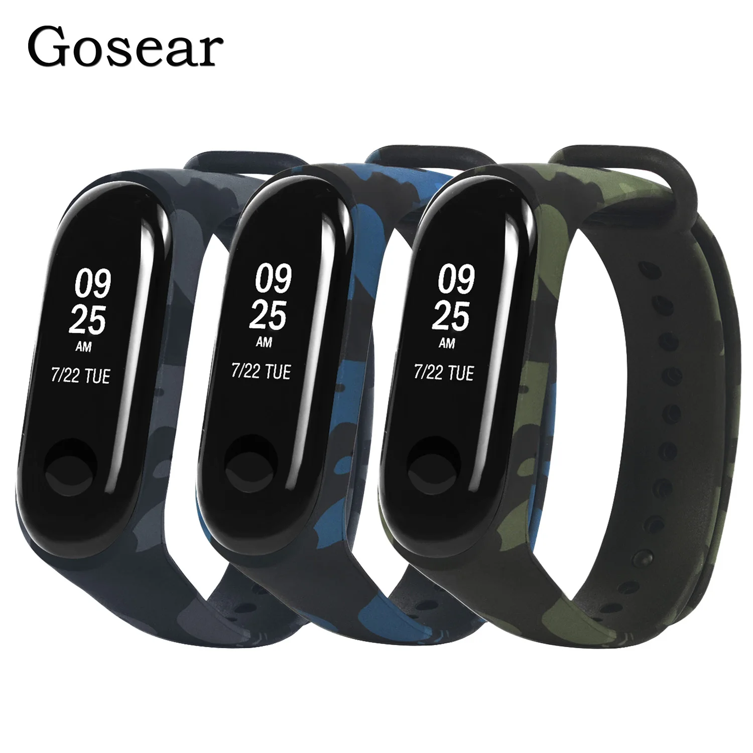 Браслет TPE ремешок для Xiaomi Miband 3 correa pulseira браслет часы Сменные аксессуары Mi3 Mi Band