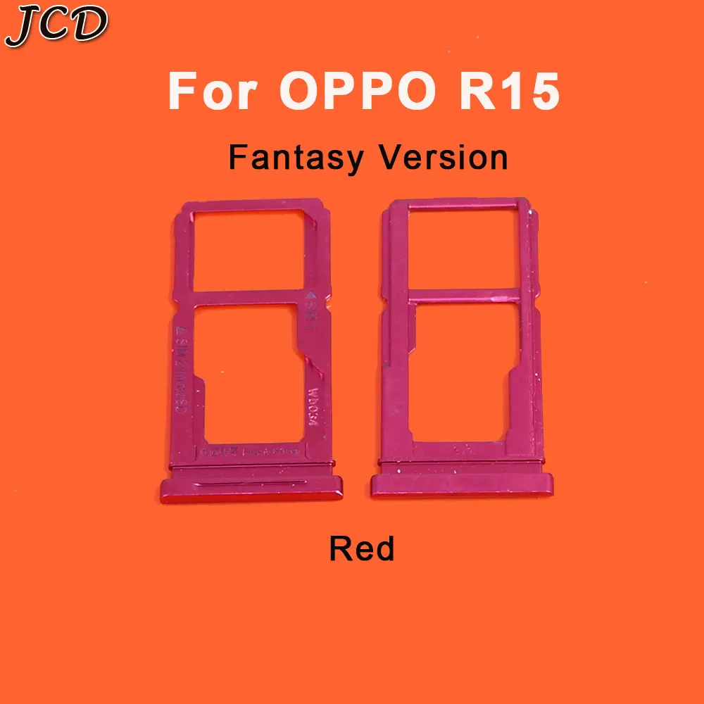 JCD для OPPO R15 держатель лотка для sim-карты слот для sd-карты держатель заменитель адаптера Часть