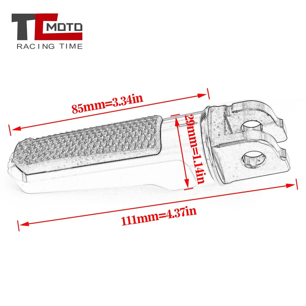 Motorcycle Footrests Front Foot Pegs Footrests for Honda CB600F Hornet CB650R CB1000R CBF600 CBF1000 CBR650F CBR600RR CBR650R CBR900RR CBR1000RR motorcycle accessories,motorcycle foot pedals