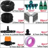KESLA Greenhouse Elbow Emitter Automatic Drip System 4/7 to 3/5mm Hose Garden Watering Irrigation Kit for Home Bonsai Plants 6