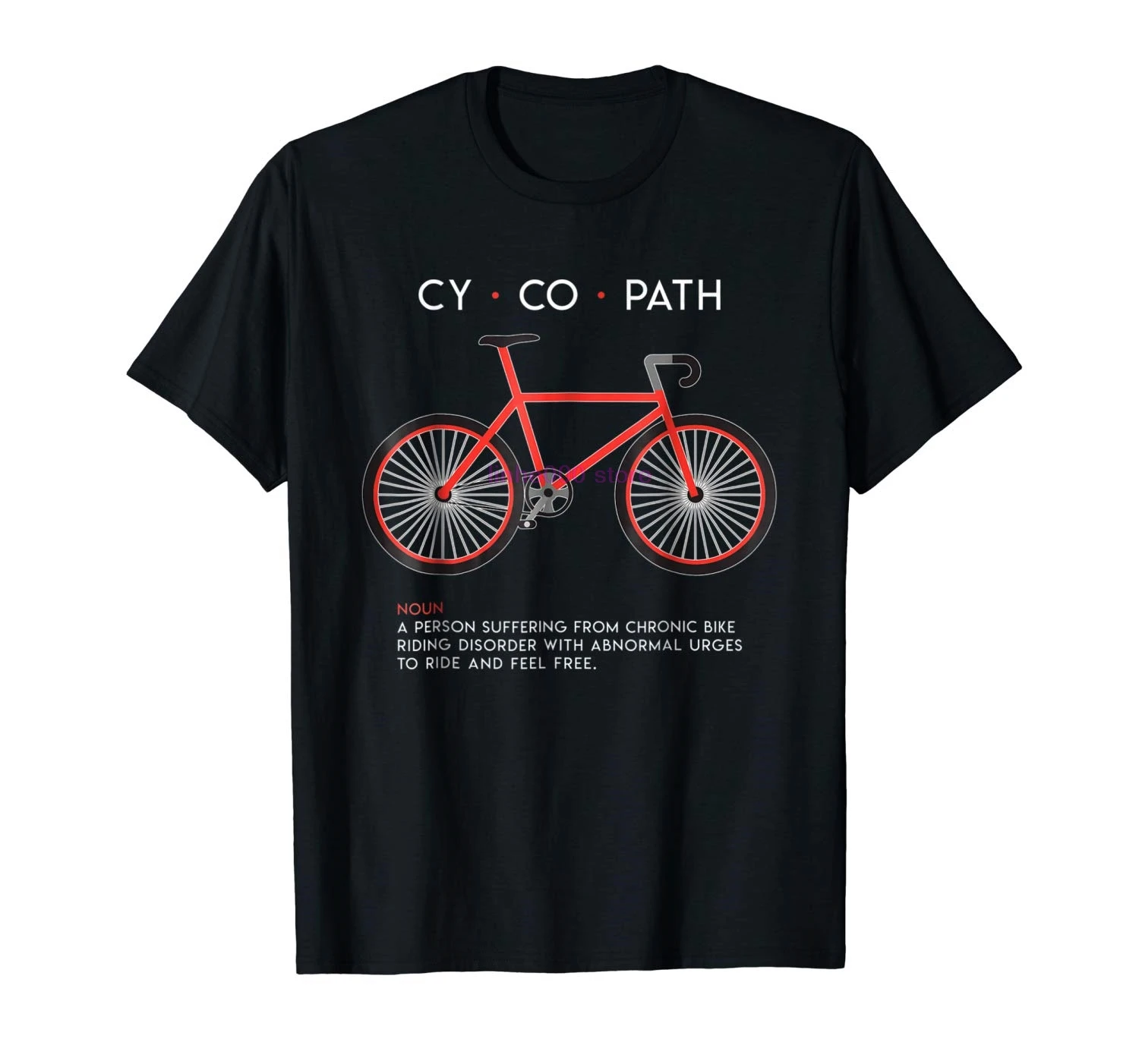 GILDAN brand men shirt Cycopath Funny Cycling And Bicycle Riders Bike T Shirt | Мужская одежда