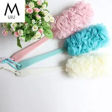 Напрямую от производителя Толстой ручкой сетчатая губка для натирания полотенец пластиковая ручка люфа ручка сетчатая губка только Loofah