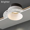  BRGT LED Frameless Spotlight Easy To Installed  Recessed Ceiling Lamp No Border Home-style For Living Room Gallery Lighting 1