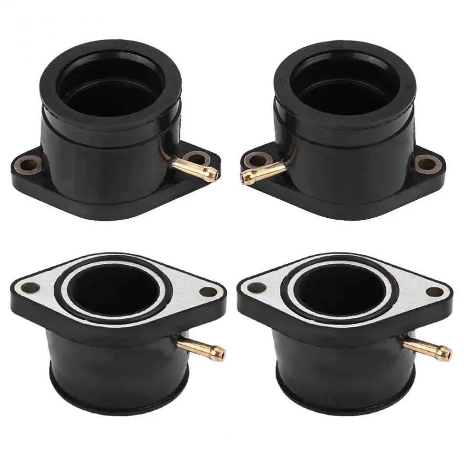 4Pcs Motorcycle Carburetor Manifold Intake Adapter Joint Boot for Yamaha XJ900 1983-1994