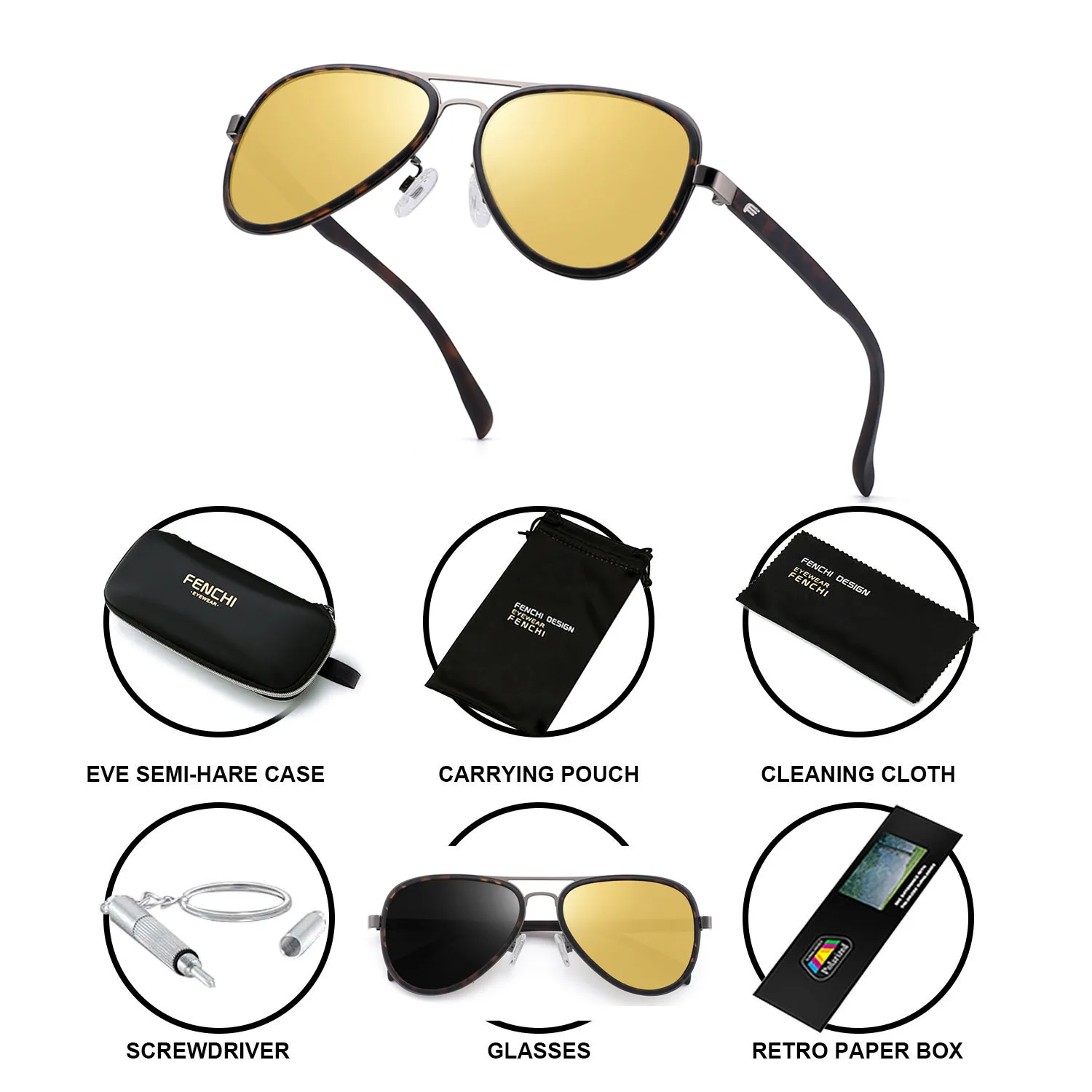 Очки ночного видения для вождения женские автомобильные желтые линзы солнцезащитные очки для мужчин поляризованные очки ночного видения lunette