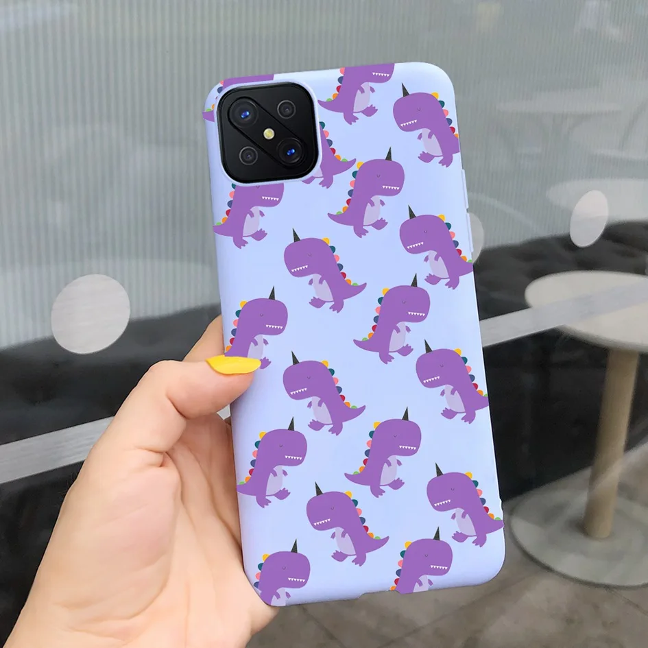 cases for oppo For OPPO Reno4 Z Case Cool Dinosaur Painted Cover Soft TPU Protective Shell For OPPO Reno 4Z 5 5Z 6Z Reno6 5G Funda Phone Bumper best case for oppo Cases For OPPO