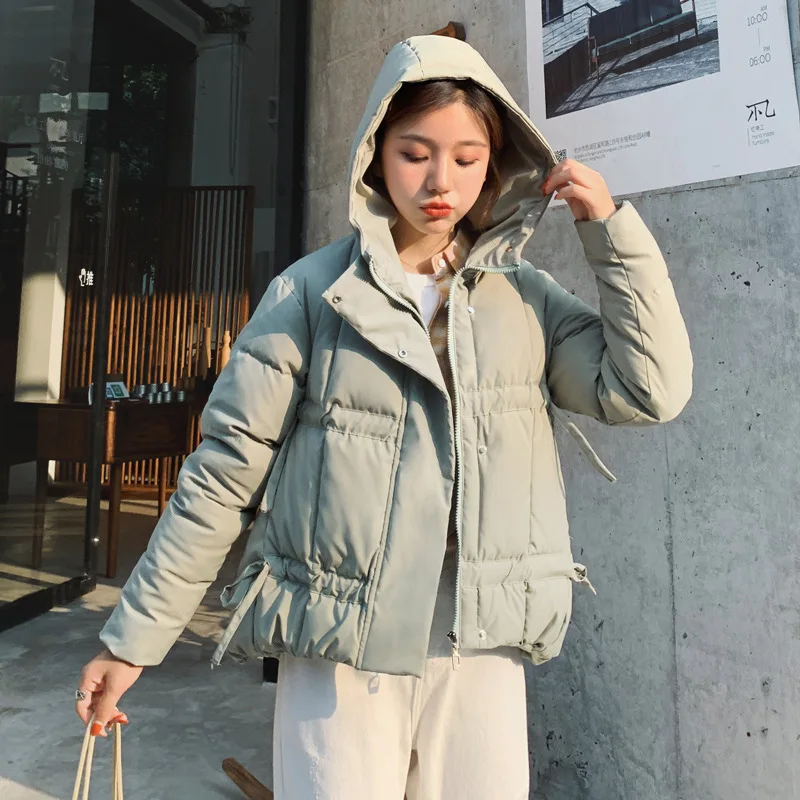 Abrigos Mujer Invierno 2019 короткая зимняя куртка женская меховая хлопковая стеганая