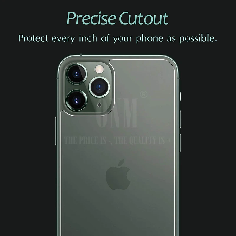 2 шт. Защитная пленка для задней панели iPhone 11/Pro задняя закаленная стеклянная 11 Pro