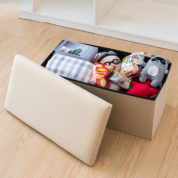 

Modern Simple European Creative Furniture Storage Stool Clothes Toy Storage Stool Door Close Shoe Stool Folding Sofa Can Sit