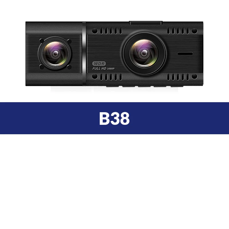 E-ACE B38 Mini Car Dvr Dash Cam Full HD 1080P Dvrs Dashcam Two Camaras Video Recorder Night Vision Car Camera Auto Registrator - Название цвета: B38