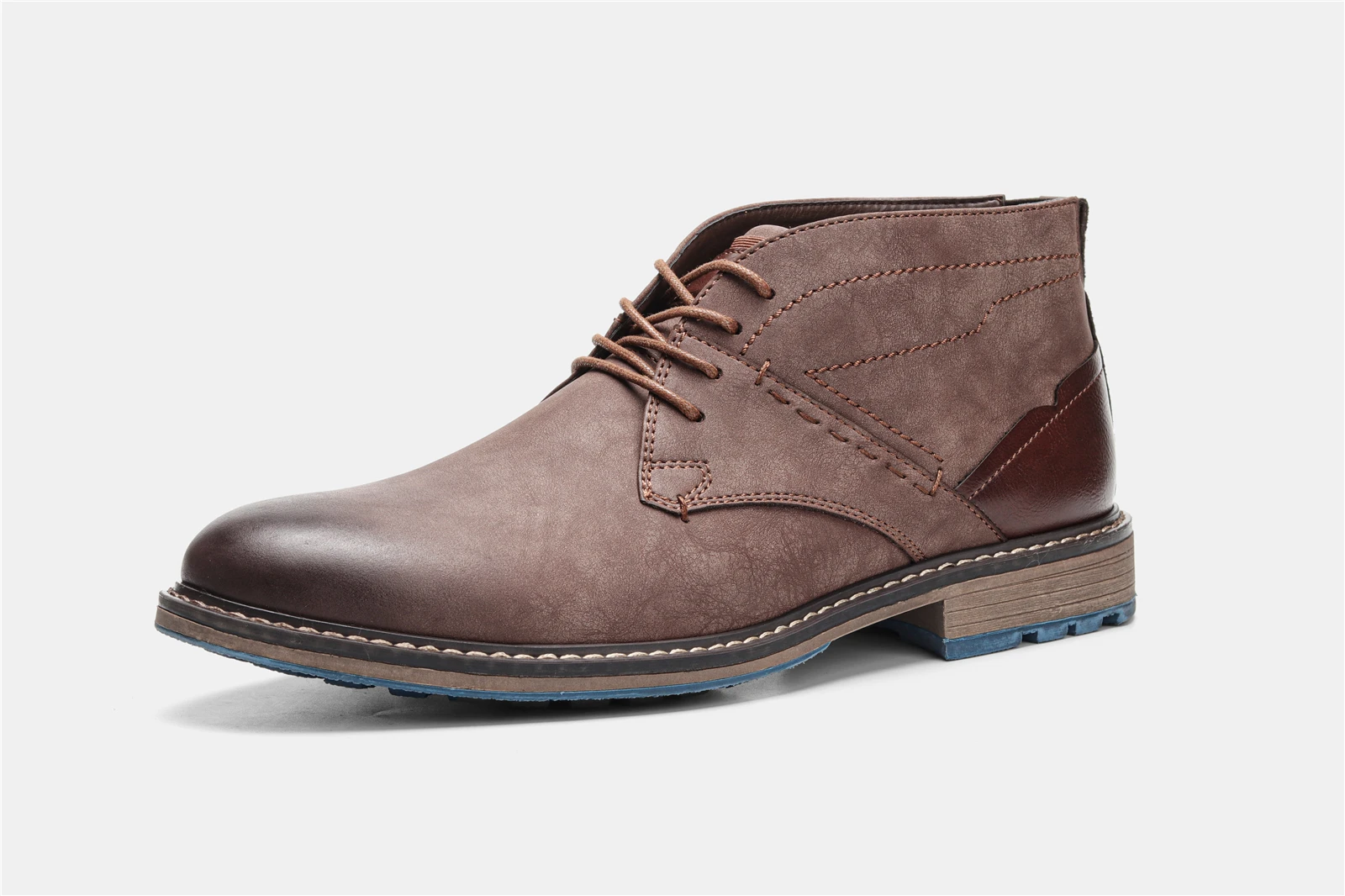 Waliicorners Leather Boots Ankle Men Desert Boots Retro Men Boots Fashion 14 H5516b347bae946a0912714b216f79b02R