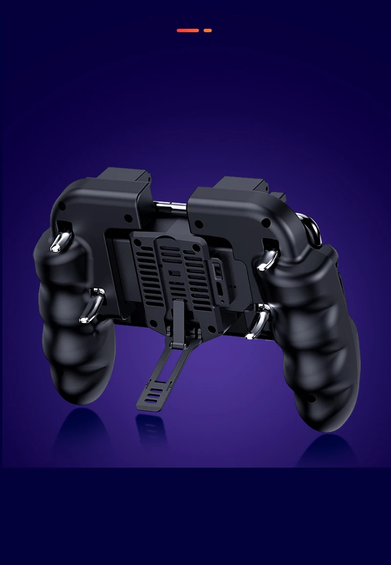 Игровой контроллер H9 с шестью пальцами PUBG, геймпад, триггер, стрельба, Бесплатный Вентилятор охлаждения, геймпад, джойстик для IOS, Android, мобильного телефона
