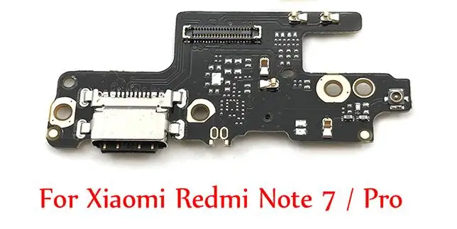 USB плата с зарядным портом для Xiaomi Redmi 7 7A Note 6 7 8 Pro док-разъем зарядное устройство с микрофоном микрофон гибкий кабель - Цвет: Note 7 Pro Copy
